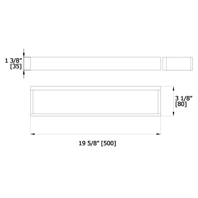 Laloo U9220BG Upton Single Towel Bar Brushed Gold 3