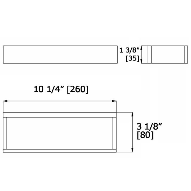 Laloo U9280BN Upton Hand Towel Bar Brushed Nickel 3