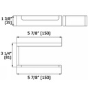 Laloo U9286PN Upton Paper Holder Polished Nickel 2