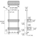 Laloo 9111C Hanging Wire Basket Chrome 3