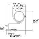 Laloo 2811C Magnification Mirror Chrome 2