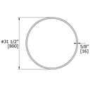 Laloo H70008 Classic Round Beveled Mirror 3