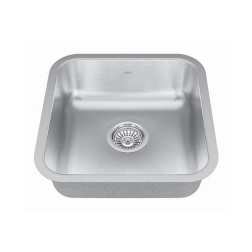 Kindred QSUA1616/6 16 x 16 Single Bowl Undermount Sink 1