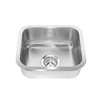 Kindred QSU1315-6 Single Bowl Undermount 20 Gauge 1