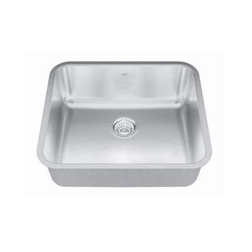 Kindred QSUA1922/8 22 x 19 Single Bowl Undermount Sink 1