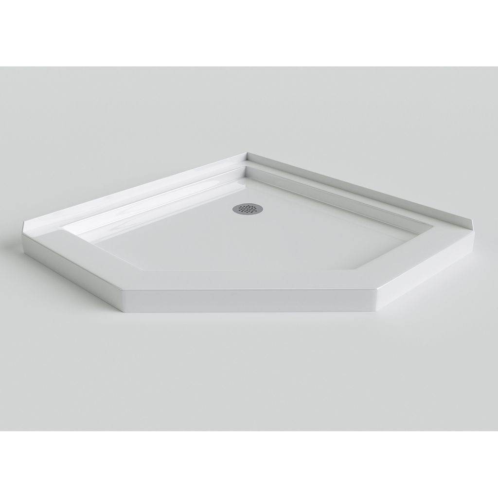 Mirolin SB38NA 38&quot; Neo Angle Base White 1