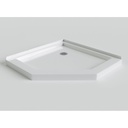 Mirolin SB38NA 38&quot; Neo Angle Base White 1