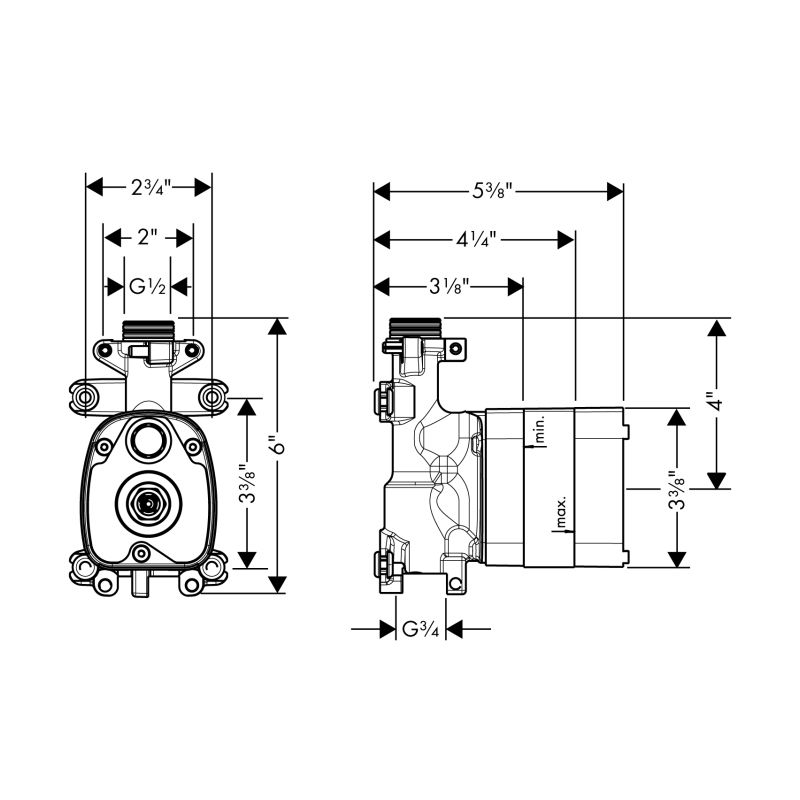 Hansgrohe 10650181 Axor ShowerCollection Handshower Rough 2