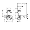 Hansgrohe 10971181 Axor ShowerCollection Volume Control Rough 2