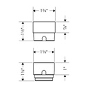 Hansgrohe 31971000 Extension Set 2 Hole 2