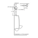 TOTO TMU1LN12 Non Hold Open Urinal Flushometer Valve 0.5 GPF 2