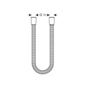 Hansgrohe 28116820 Metal Showerhose 63&quot; Brushed Nickel 2