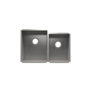 Julien 003652 Urbanedge Sink Undermount Double L15X18X10 R12X16X8