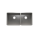 Julien 003657 Urbanedge Sink Undermount Double L18X16X10 R15X16X8