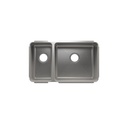 Julien 003246 Classic Sink Undermount Double L9X16X8 R18X16X10