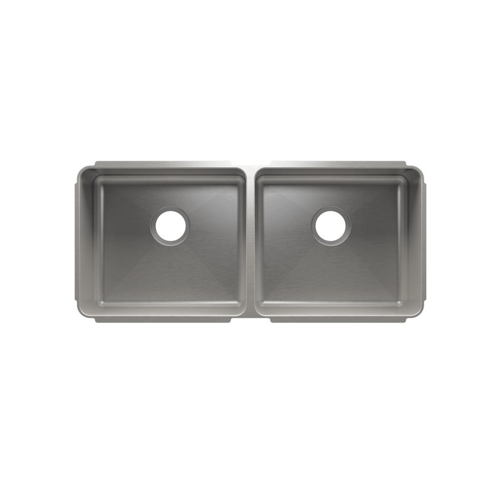 Julien 003283 Classic Sink Undermount Double L18X16X8 R18X16X8