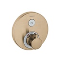 Hansgrohe 15744141 Showerselect S Thermostatic Trim Brushed Bronze