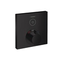 Hansgrohe 15762671 Showerselect Thermostatic Trim Square Matte Black