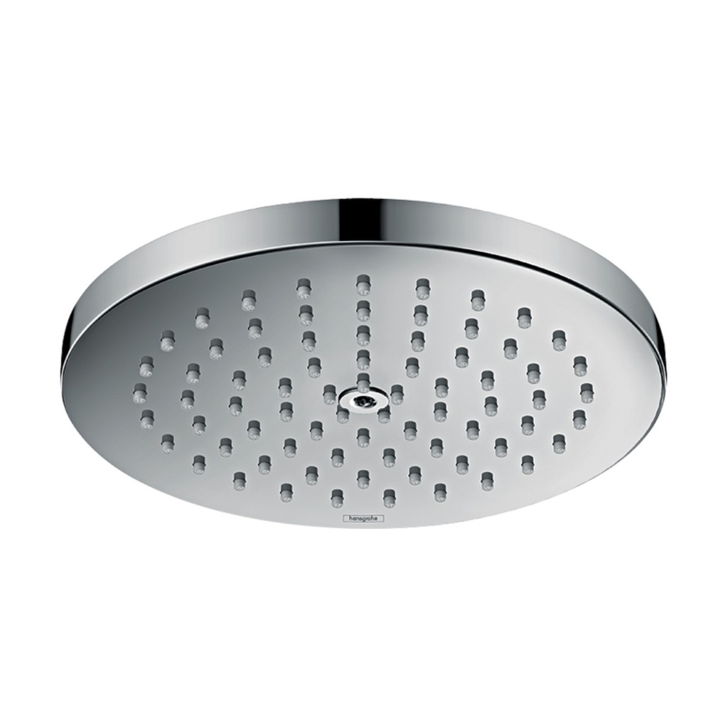 Hansgrohe 27629671 Raindance S Showerhead 180 1-Jet Powder Rain Matte Black