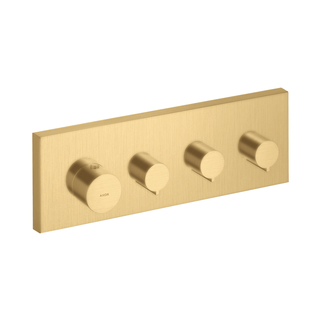 Hansgrohe 10751251 Axor Thermostatic Module Trim 15&quot; X 5&quot; Brushed Gold Optic