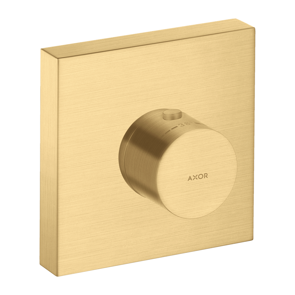 Hansgrohe 10755251 Axor Thermostatic Trim 5&quot; X 5&quot; Brushed Gold Optic