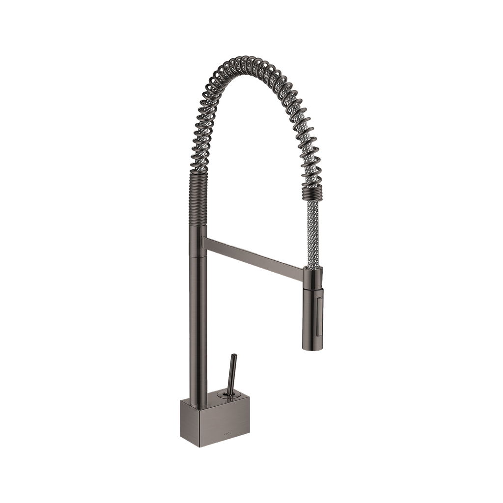 Hansgrohe 10820341 Axor Starck Semi-Pro Kitchen Faucet Brushed Black Chrome