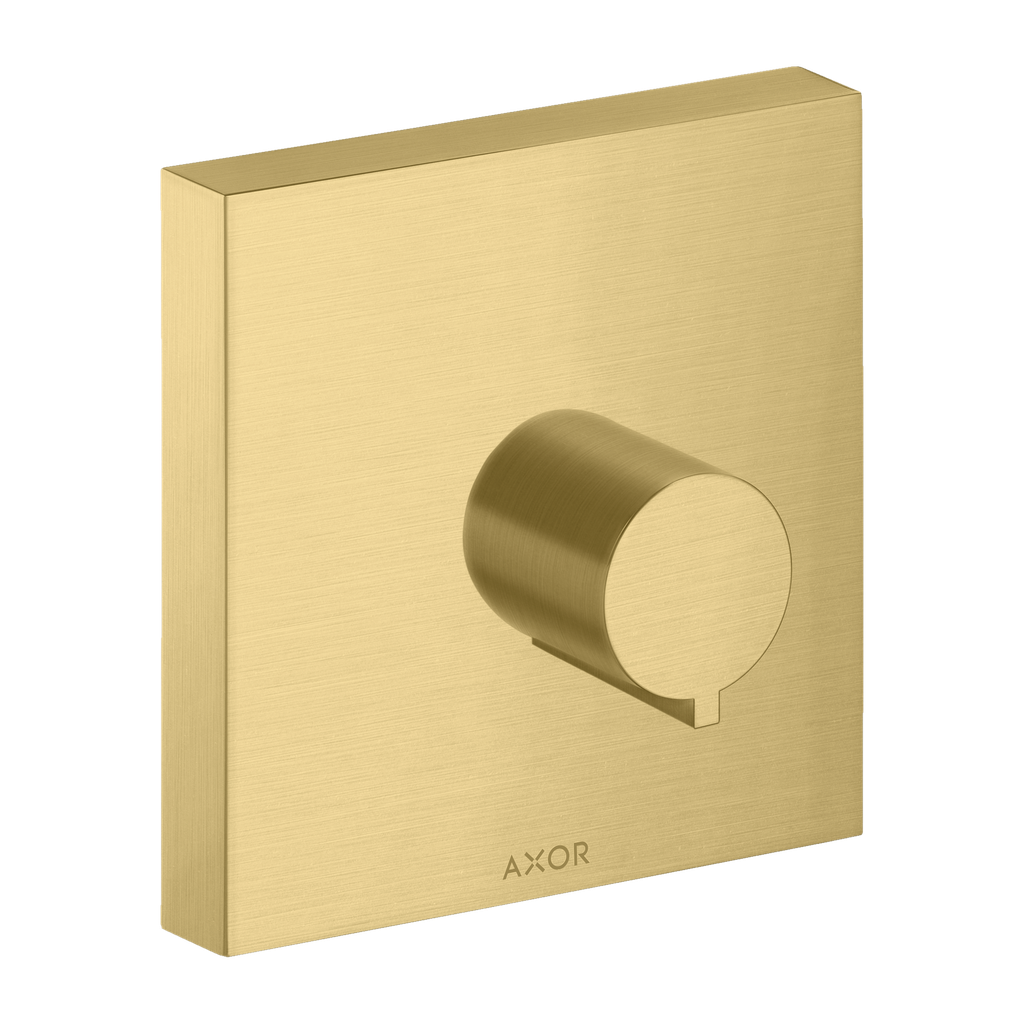 Hansgrohe 10972251 Axor Volume Control Trim 5&quot; X 5&quot; Brushed Gold Optic