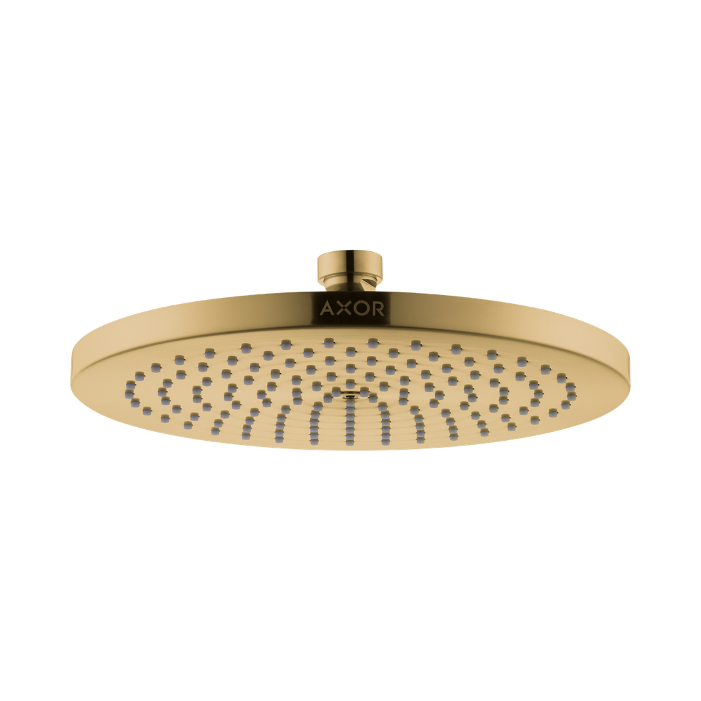 Hansgrohe 26071991 Axor Starck Showerhead 240 1-Jet Polished Gold Optic