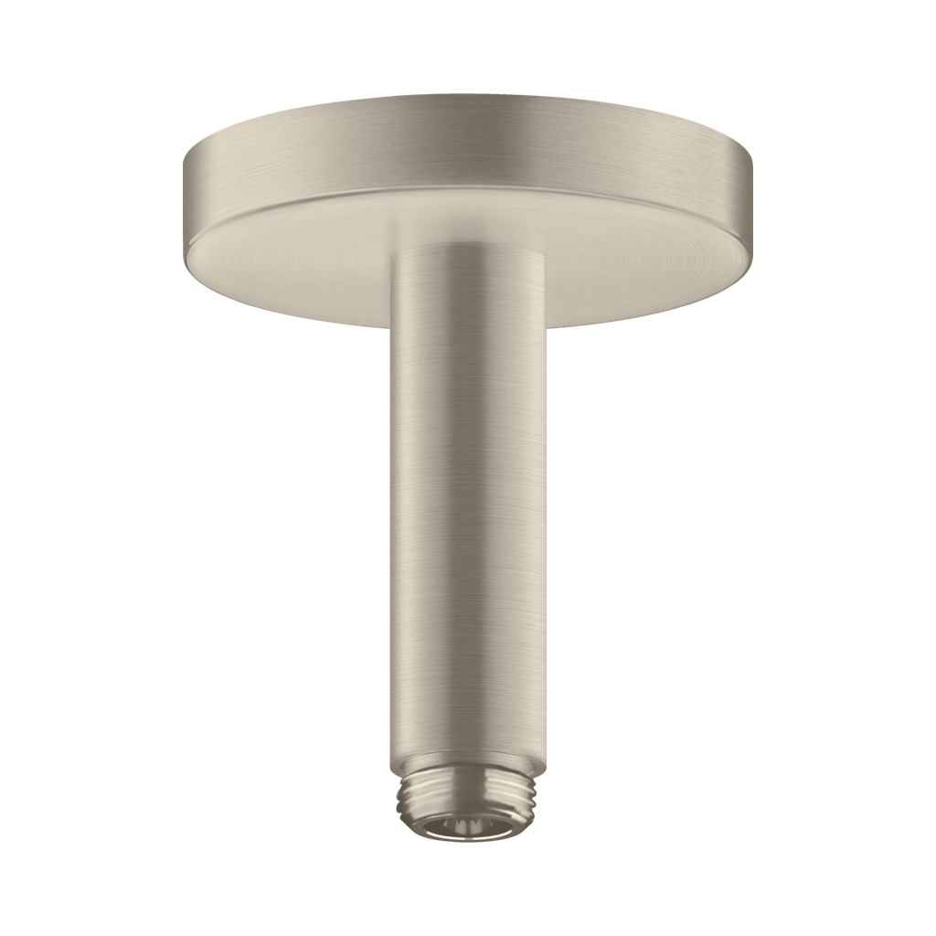 Hansgrohe 26432821 Axor Extension Pipe For Ceiling Mount 4&quot; Brushed Nickel