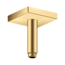 Hansgrohe 26437251 Axor Extension Pipe For Ceiling Mount Square Brushed Gold Optic