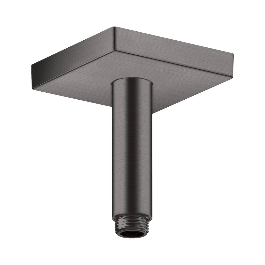 Hansgrohe 26437341 Axor Extension Pipe For Ceiling Mount Square Brushed Black Chrome