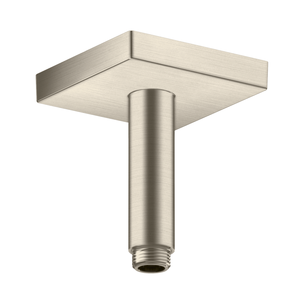 Hansgrohe 26437821 Axor Extension Pipe For Ceiling Mount Square Brushed Nickel