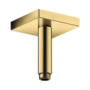 Hansgrohe 26437991 Axor Extension Pipe For Ceiling Mount Square Polished Gold Optic