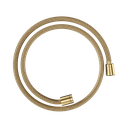 Hansgrohe 28227250 Axor Textile Hose With Cylindircal And Conical Nut 49&quot; Brushed Gold Optic