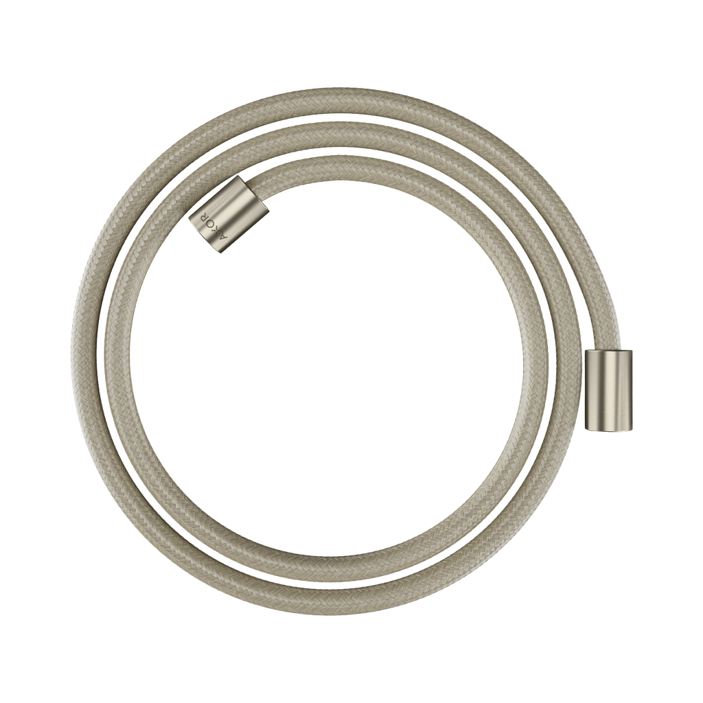 Hansgrohe 28261820 Axor Textile Hose With Cylindrical Nut 63&quot; Brushed Nickel