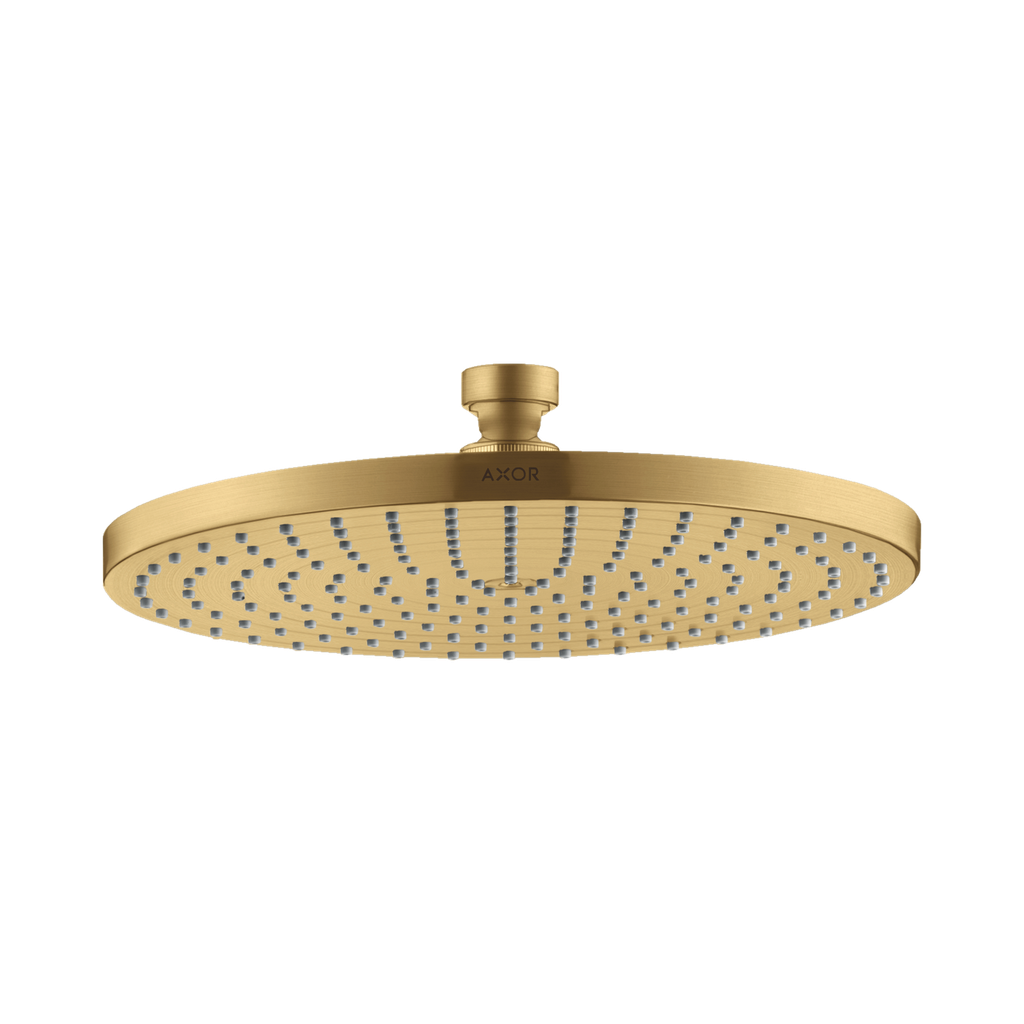 Hansgrohe 28494251 Axor Starck Showerhead 240 1-Jet Brushed Gold Optic