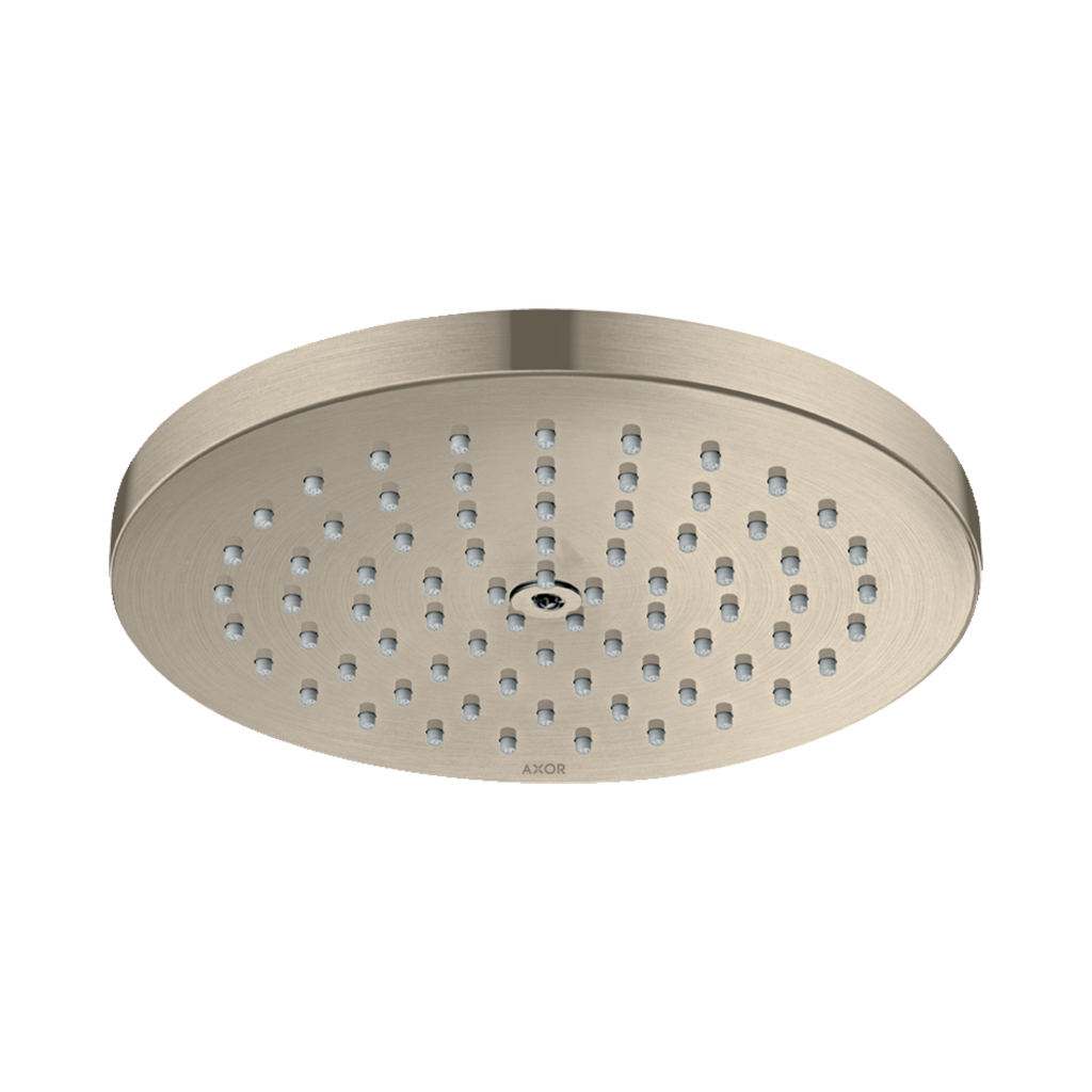 Hansgrohe 28615251 Axor Starck Showerhead 180 1-Jet Powder Rain Brushed Gold Optic