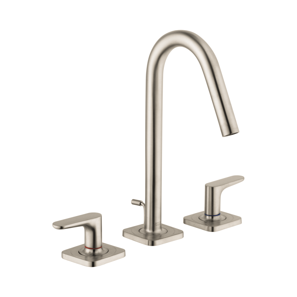 Hansgrohe 34133821 Axor Citterio M Widespread Faucet 160 Brushed Nickel