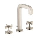 Hansgrohe 39133821 Axor Citterio Widespread Faucet 170 Cross Handles Brushed Nickel