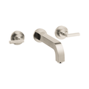 Hansgrohe 39147821 Axor Citterio Wall Mounted Widespread Faucet Brushed Nickel