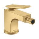 Hansgrohe 39201251 Axor Citterio Single Hole Bidet Faucet Pop-Up Drain Brushed Gold Optic