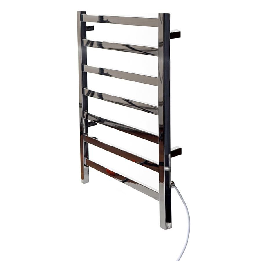 ICO K6013E Kontour 24&quot;x27&quot; Square Towel Warmer Electrical Plug-In Chrome