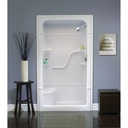 Mirolin SH43RS Madison 4 Multi Shower Stall With Seat White RH Plumbing