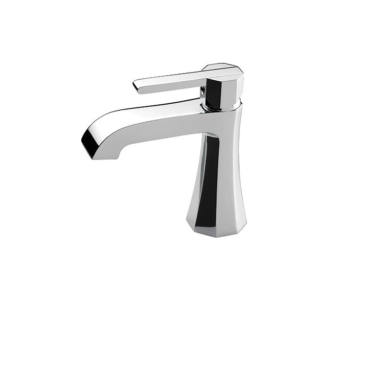 Aquabrass 53014 Otto Single Hole Lavatory Faucet Brushed Nickel