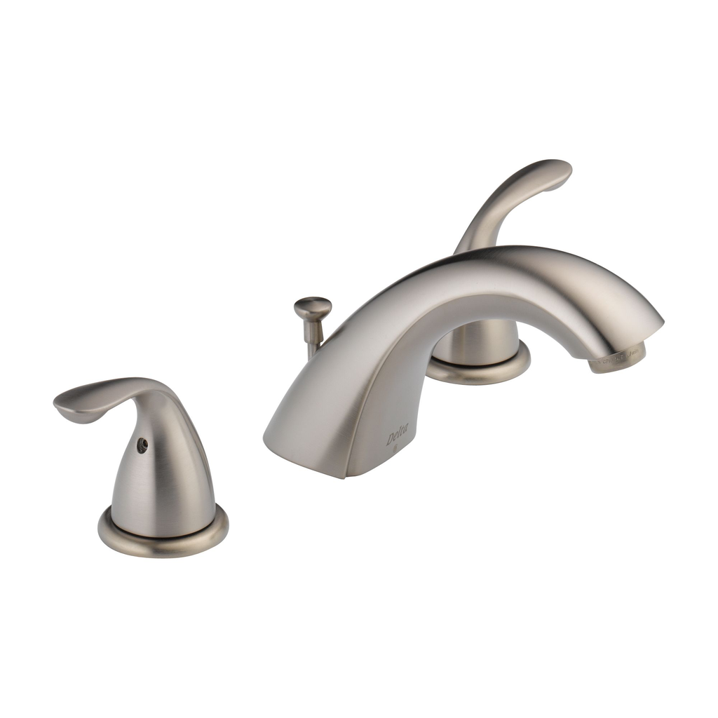 Delta 3530LF Classic Two Handle Widespread Lavatory Faucet Brilliance Stainless