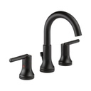 Delta 3559 Trinsic Two Handle Widespread Lavatory Faucet Matte Black