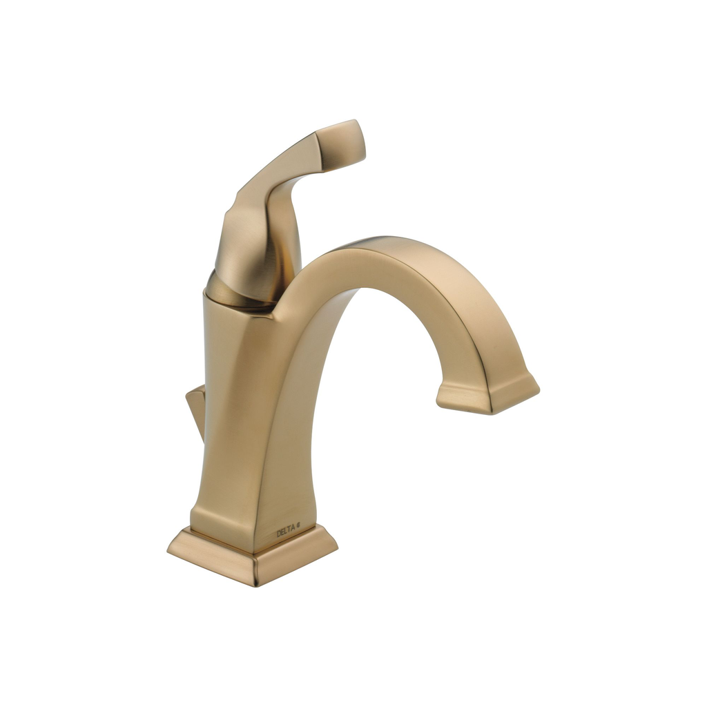 Delta 551 Dryden Single Handle Lavatory Faucet Champagne Bronze