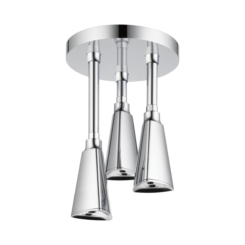 Delta 57140 Zura H2Okinetic Pendant Raincan Shower Head Chrome