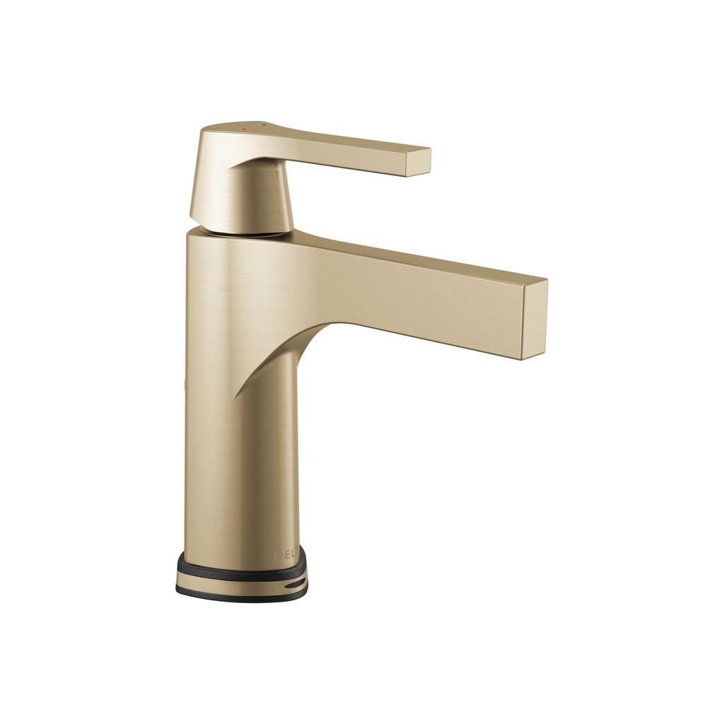 Delta 574T Zura Single Handle Bathroom Faucet Touch2O Technology Champagne Bronze