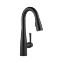 Delta 9913 Essa Single Handle Pull Down Bar Prep Faucet Matte Black